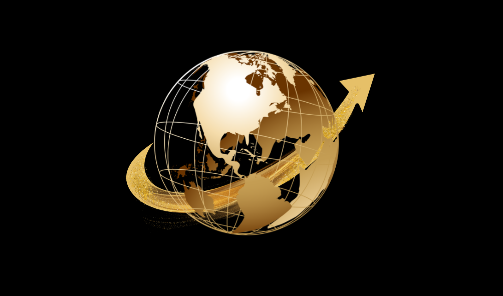 SG EduCierge globe and upward arrow symbol